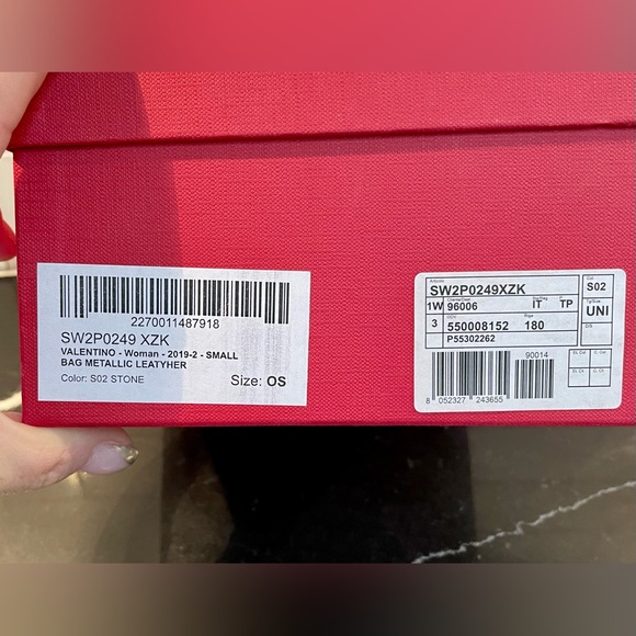 Authentic Valentino RockStud 🖤 Chrome Small/Mini 🖤 - Picture 11 of 12